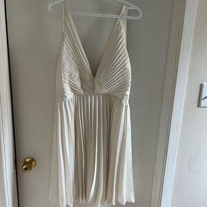 Abercrombie Giselle pleated mini dress